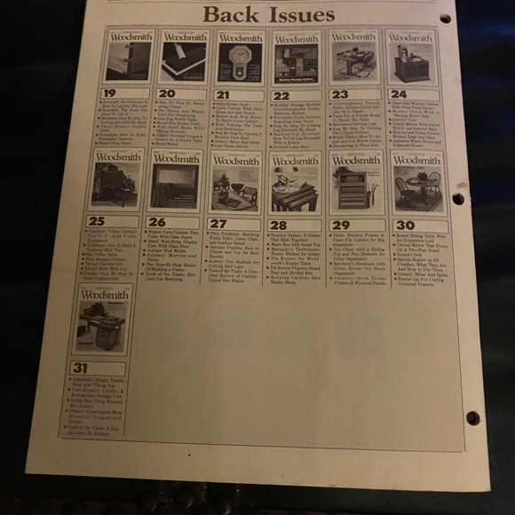 🎉5/$10🎉 Woodsmith magazine no 32 March / April 1984 blanket chest , quilt rack - Picture 7 of 9